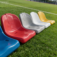 Siège de stade en plastique monté sur poteau, pour extérieur, football, gradins, chaise de tribune, Asiento De Estadio, prix usine ZS-ZKBB-C