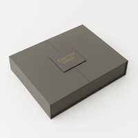 Offre Spéciale Boîte d'emballage cadeau de luxe personnalisée magnétique 2 deux pièces à double porte ouverte sur le côté avec logo pour parfumerie boutique de cosmétiques