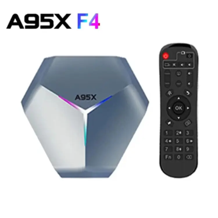 A95X F4 RGB Light Smart TV Box Android 11 S905X4 4G 64GB 32G Wifi Media Player TVBOX A95XF4 2G 16G Set top box