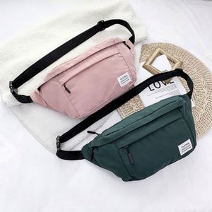 Sac banane multifonctionnel en toile, sac à bandoulière décontracté grande capacité, vente en gros - Product Image 2