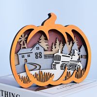 Décorations de citrouille de Thanksgiving transfrontalières, logo du Festival de la Récolte, ornements de bureau, décoration intérieure sculptée