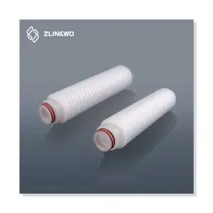 High Quality 0.2 micron 20" nylon 66 (PNN) Membrane Pleated Filter Cartridge