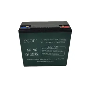 12 Volt 12 V 20AH 20amp chu kỳ sâu SMF có thể sạc lại AGM kín chì axit VRLA Pin cho năng lượng mặt trời EPS UPS