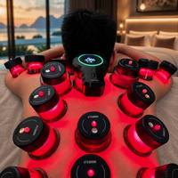 Dispositif de ventouses d'aspiration électrique Fitdash gua sha ventouses de massage avec 2 tasses modifiables