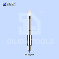 Cuchilla para Plotter RUK RUKDP026 RUKDP027, Cuchilla de Acero de Tungsteno para Plotter, Compatible con Máquinas de Corte RUK e IECHO