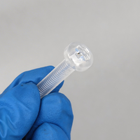 Vis à tête fraisée Phillips en polycarbonate M2 M3 M4 M5 M6 M8 M10, vis de machine en plastique