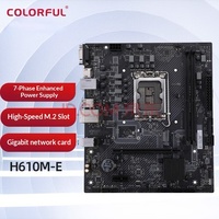 BATTLE-AX H610M-E WIFI V20 DDR4 Motherboard Gaming SATA Mendukung Saluran Ganda Baru untuk Prosesor Intel 12400/12400F