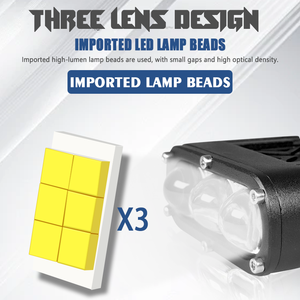 Led <span class=keywords><strong>proyector</strong></span> lente faro 60W 120W <span class=keywords><strong>Mini</strong></span> Led foco luz de conducción para motocicleta camión Coche - Product Image 2