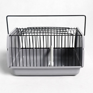 Fabbrica all'ingrosso gabbia per cani in metallo traspirante quadrato portatile facile da montare di più dimensioni su misura di colore facile da pulire - Product Image 1