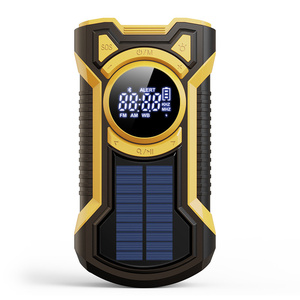 Nuevos productos Asequible Linterna al aire libre Carga solar Radio DE EMERGENCIA Banco de energía con cargador solar - Product Image 4