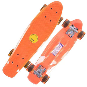 Planche à roulettes en gros 22x6 ''nouveau poisson Eco PP en plastique pour enfants PU résistant à l'usure Flash Wheel Service OEM personnalisé - Product Image 6