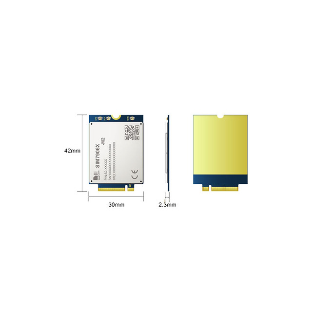 SIMCOM SIM7906-M2 LTE Cat 6 Module Supports Wireless Communication Modes of LTE-TDD/LTE-FDD/HSPA+