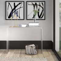 Transparente Acryl Veranda Tisch leuchte Luxus Stil Veranda Tisch