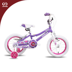 Vélo pour filles de 12 à 20 <span class=keywords><strong>pouces</strong></span> à une vitesse, rose et violet, avec roues stabilisatrices, respectueux de l'environnement - Product Image 2