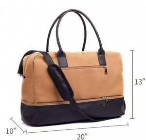 Sacs de voyage vintage pour femmes et hommes, sacs de week-end, sacs de voyage à main, fabriqués en usine BSCI. - Product Image 2