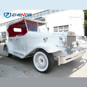 La voiture classique d'occasion de mariage de visite touristique électrique rétro blanche de marque est à vendre - Product Image 2