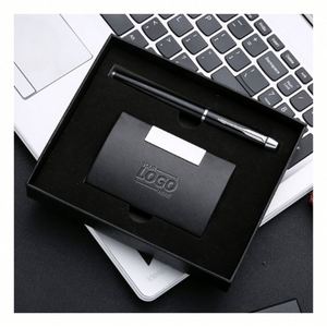 <b>Personalized</b> Executive Gift Set: Logo <b>Keychain</b> & Pen - Perfect Corporate Gifts - Product Image 1