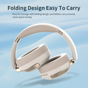 Casque audio supra-auriculaire personnalisé OEM, transducteur dynamique 40 mm, 5 microphones, réduction de bruit hybride, double annulation de bruit, acoustique HiFi - Product Image 4