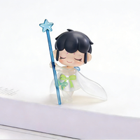 OEM 3D Jelly-Effekt PVC-Figur Niedliche Magische Feenpuppen mit Sternenzauberstab Durchscheinendes Kunstspielzeug vom Hersteller