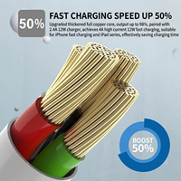 Kabel Data USB Kustom Pabrik 120W 6A Pengisi Daya Cepat Arus Tinggi Kabel Data Aman Kabel Pengisi Daya Cepat untuk Perangkat Pintar Kantor