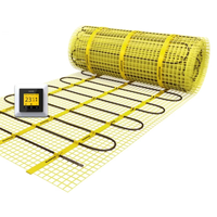 Tapis chauffant électrique pour plancher 150W 200W, système de chauffage radiant pour sol, certifié CE