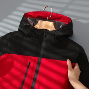 Men Sport <b>Jacket</b> Casual Athletic <b>Jacket</b> Hooded High Elastic Zipper Print <b>Jackets</b> For Men Autumn - Product Image 2