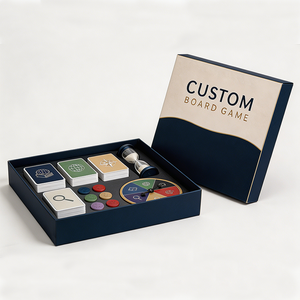 Custom Design <b>Board</b> Game Factory Wholesale Portable Travel Cardboard <b>Interactive</b> Multiplayers Strategy Card Game for Leisure - Product Image 4