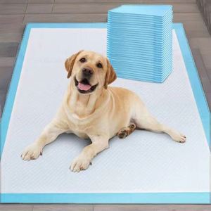 Hot Selling New Pet Dog Puppy Training <b>Pads</b> <b>Waterproof</b> Disposable Fiber Pee <b>Pads</b> in Various Sizes 33*45cm 45*60cm 60*90cm - Product Image 2