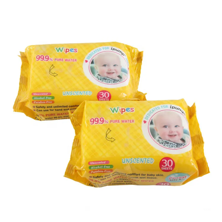 Small MOQ 30PCS Baby Dry Wipe100% Cotton Dry Wipe Cotton Tissues Baby Sensitive Skin Taking Care of Baby Skin