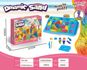 Juego de Arena Mágica Dinámica al por Mayor, Arena Dinámica Elástica No Tóxica con Moldes de Animales, Juguete Educativo Sensorial para Niños - Product Image 4
