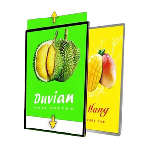 Maccan DX-2401-27 A1-A4, Caja <span class=keywords><strong>de</strong></span> <span class=keywords><strong>Luz</strong></span> LED Cuadrada Personalizable para Montaje en Pared, Marco <span class=keywords><strong>de</strong></span> Vidrio Templado para Menús, Letreros Publicitarios para Restaurantes - Product Image 4