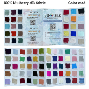 <strong>Wholesale</strong> 100% Pure <strong>Silk</strong> <strong>Fabric</strong> 16mm Plain Dyed <strong>Charmeuse</strong> <strong>Silk</strong> Satin <strong>Fabric</strong> for Long <strong>Silk</strong> Satin Kimono Robes Nightgowns - Product Image 2