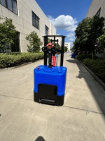 Chariot élévateur électrique Worui pour marché de gros, 1,5 tonne, batterie plomb-acide 48V, usage intérieur, pneus polyuréthane, fourche 1200mm, propulsion arrière, 4km/h