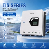 Contrôleur de charge solaire MPPT EPEVER 12V 24V 48V 60A 70A 80A 100A 250V avec deux entrées PV et communication parallèle intégrée (6 unités)