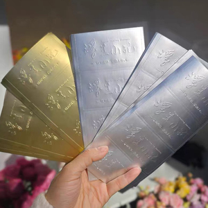 Tùy chỉnh thiết kế logo in màu đen dính giấy vàng lá không thấm nước UV kháng nhãn sang trọng nến Jar chai bao bì - Product Image 3