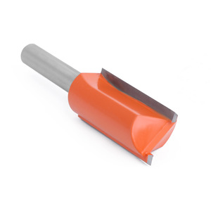 Orange Double-Edge Straight Cutter 8mm Tungsten Carbide Woodworking Router Bit For <b>Engraving</b> <b>Machines</b> - Product Image 3