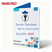 Лицензионный ключ Wallis 24/7 для Windows Server 2025 Standard/Datacenter на DVD, 100% глобальная онлайн-активация, ключ SQL Server, быстрая доставка