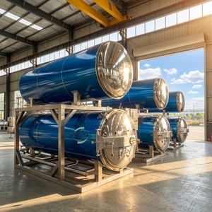 Autoclave Industrial de Inmersión Horizontal Estático y Rotatorio, Olla de Esterilización - Product Image 1