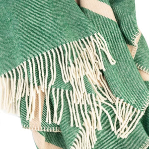 Dahai 100% Merino Len Sợi Dệt Chăn 140*210 + 2*10Cm Len Chăn Cho Bộ Đồ Giường - Product Image 6