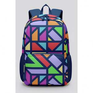 OEM Custom <b>Simple</b> Zipper Laptop <b>Backpack</b> 600D Waterproof Polyester Large Capacity College School Travel - Product Image 2