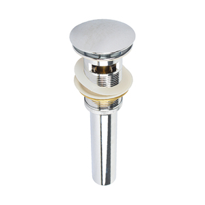 Chrome Plated Brass Grid <strong>Strainer</strong> <strong>with</strong> <strong>Overflow</strong> - Product Image 1