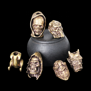 จี้รูปมีด EDC พวงกุญแจทองเหลืองจี้เครื่องประดับแบบทำมือ - Product Image 6