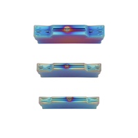 Plaquettes de rainurage personnalisables en carbure de tungstène MGMN pour outils de tournage CNC avec support OEM