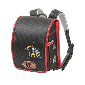 Pink Japanese Style Kindergarten <b>Backpack</b> With Flap Lock Unisex School Bag Breathable Waterproof Ultralight Design - Product Image 2