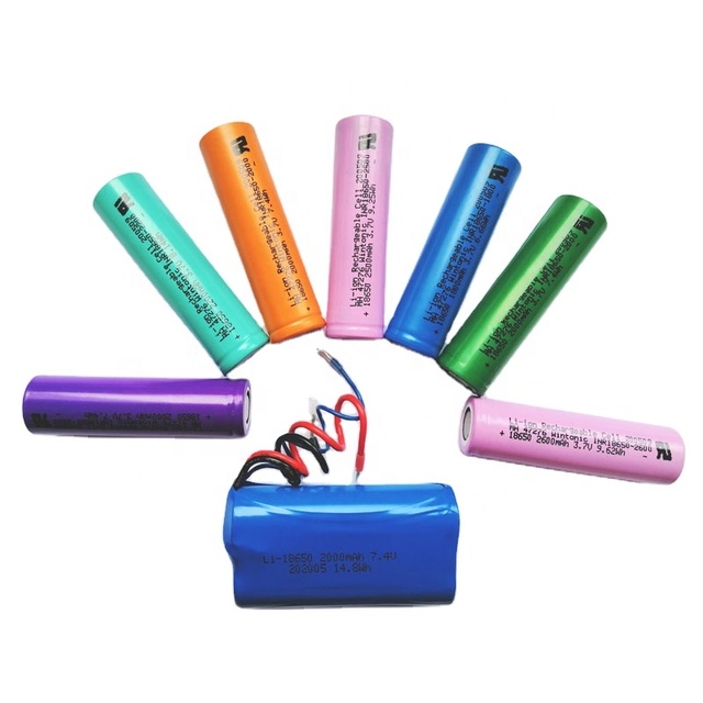 18650 Rechargeable Battery Cylindrical Li-ion Cell  High Energy Density