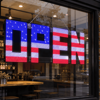 Insegna LED Personalizzata con Messaggi Digitali per Negozi, Bar, Hotel, Reception e Vetrine Commerciali