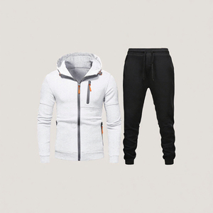 Costume deux pièces pour homme, pantalon et veste en velours côtelé réversible uni, manches longues, décontracté, printemps et automne - Product Image 3
