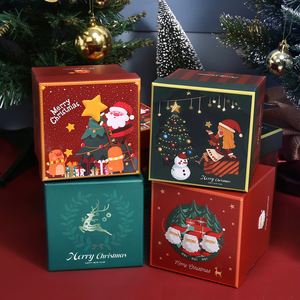Scatole Regalo Natalizie a Nido, Eleganti e Divertenti con Disegni di Babbo <span class=keywords><strong>Natale</strong></span>, Scatole Rigide Perfette <span class=keywords><strong>per</strong></span> Confezionare Regali o Decorazioni Natalizie - Product Image 6