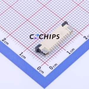 FC10-S11DCT-00 FFC/FPC Connector SMD,P=1mm,Horizontal Mount Connector Drawer Type Bottom Contact 11P 1mm - Product Image 2