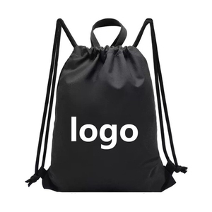 Custom Logo Size <b>Waterproof</b> Polyester <b>Drawstring</b> <b>Bag</b> for Gym Sports <b>Drawstring</b> Backpack Promotional Gifts <b>Drawstring</b> Fabric <b>Bags</b> - Product Image 1